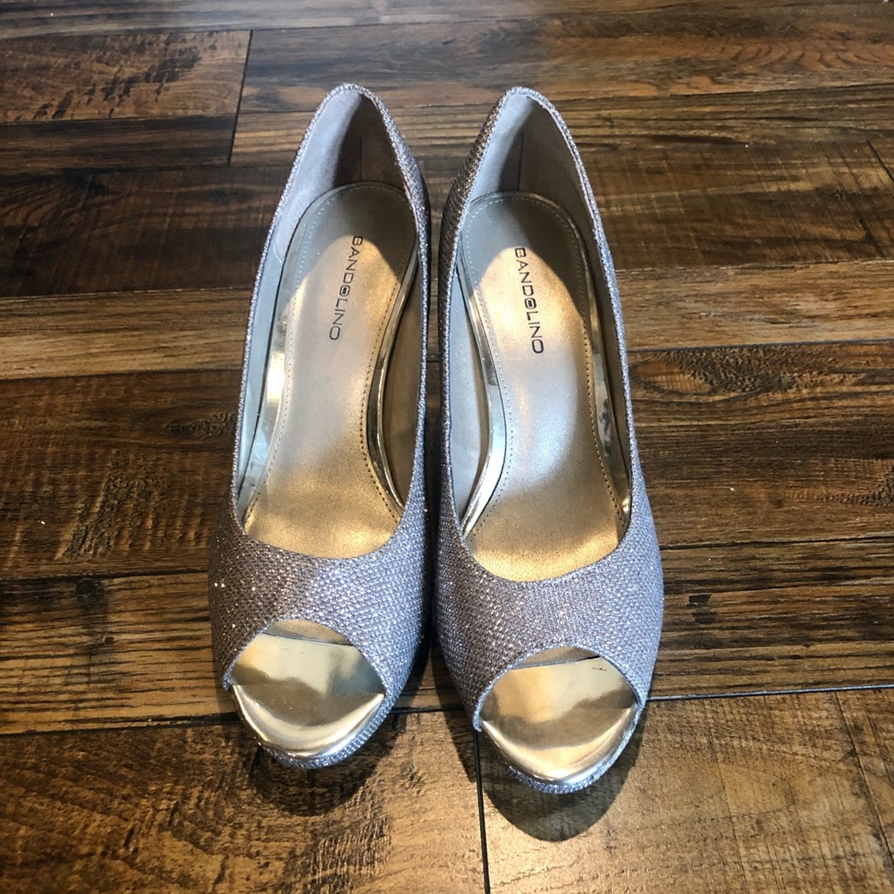 Gold Sparkle Heels